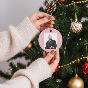 Inspiring Father of Black History Icon Portrait Ceramic Ornament Carter G Civil Rights Legacy Supporter