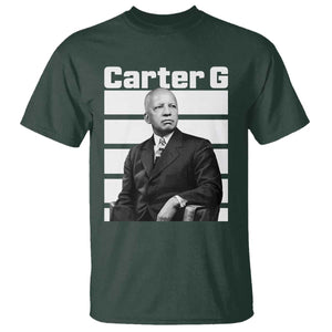 Inspiring Father of Black History Icon Portrait T Shirt Carter G Civil Rights Legacy Supporter