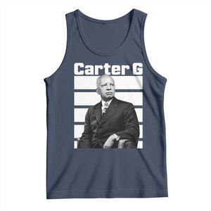 Inspiring Father of Black History Icon Portrait Tank Top Carter G Civil Rights Legacy Supporter
