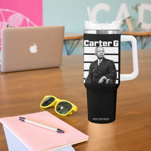 Inspiring Father of Black History Icon Portrait Tumbler With Handle Carter G Civil Rights Legacy Supporter