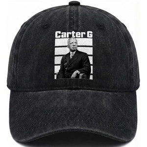 Inspiring Father of Black History Icon Portrait Washed Cotton Baseball Cap Carter G Civil Rights Legacy Supporter