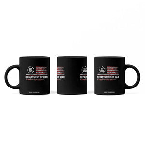 Department of War Est 2025 Coffee Mug Patriotic Military Vintage Grunge American Flag TS02 Print Your Wear