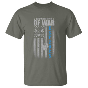 Department of War Est 2025 T Shirt Military Patriotic Dog Tags American Flag TS02 Military Green Print Your Wear