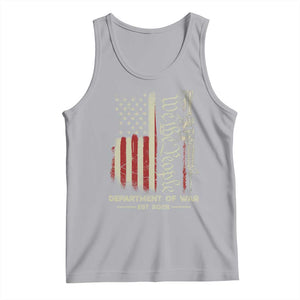 Department of War Est 2025 Tank Top We The People Rifle American Flag Patriotic 2A Statement TS02 Athletic Heather Print Your Wear