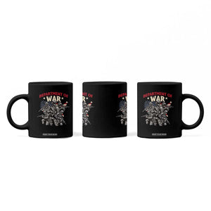 Department of War Est 2025 Coffee Mug Patriotic Combat Squad Tactical Soldiers Graphic TS02 Print Your Wear