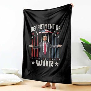 Department of War Est 2025 Throw Blanket Trump Patriotic Political B2 Spirit Operation Midnight Hammer TS02 Print Your Wear