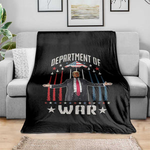 Department of War Est 2025 Throw Blanket Trump Patriotic Political B2 Spirit Operation Midnight Hammer TS02 Print Your Wear