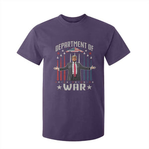 Department of War Est 2025 T Shirt For Kid Trump Patriotic Political B2 Spirit Operation Midnight Hammer TS02 Purple Print Your Wear
