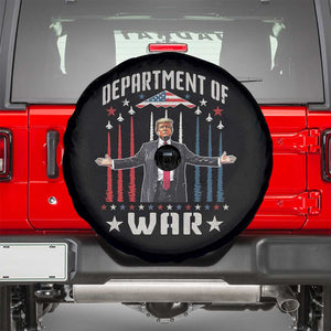 Department of War Est 2025 Spare Tire Cover Trump Patriotic Political B2 Spirit Operation Midnight Hammer TS02 Black Print Your Wear