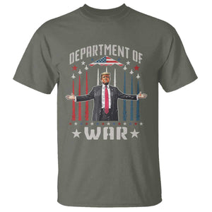 Department of War Est 2025 T Shirt Trump Patriotic Political B2 Spirit Operation Midnight Hammer TS02 Military Green Print Your Wear