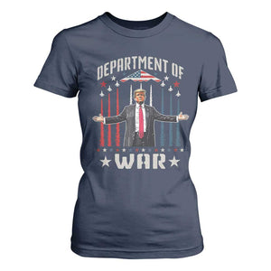 Department of War Est 2025 T Shirt For Women Trump Patriotic Political B2 Spirit Operation Midnight Hammer TS02 Navy Print Your Wear