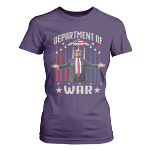 Department of War Est 2025 T Shirt For Women Trump Patriotic Political B2 Spirit Operation Midnight Hammer TS02 Purple Print Your Wear