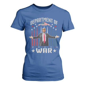 Department of War Est 2025 T Shirt For Women Trump Patriotic Political B2 Spirit Operation Midnight Hammer TS02 Royal Blue Print Your Wear