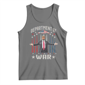 Department of War Est 2025 Tank Top Trump Patriotic Political B2 Spirit Operation Midnight Hammer TS02 Black Heather Print Your Wear