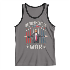 Department of War Est 2025 Tank Top Trump Patriotic Political B2 Spirit Operation Midnight Hammer TS02 Deep Heather Black Print Your Wear