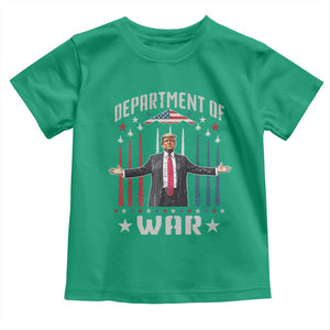 Department of War Est 2025 Toddler T Shirt Trump Patriotic Political B2 Spirit Operation Midnight Hammer TS02 Irish Green Print Your Wear
