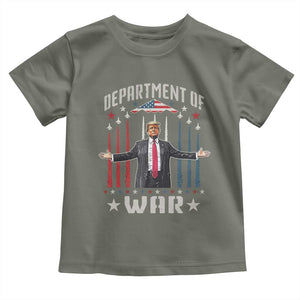 Department of War Est 2025 Toddler T Shirt Trump Patriotic Political B2 Spirit Operation Midnight Hammer TS02 Military Green Print Your Wear