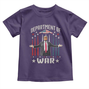 Department of War Est 2025 Toddler T Shirt Trump Patriotic Political B2 Spirit Operation Midnight Hammer TS02 Purple Print Your Wear