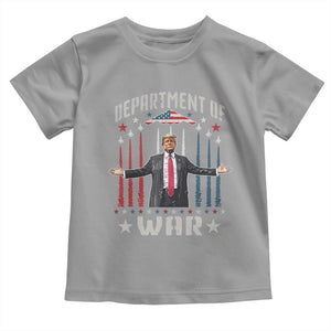 Department of War Est 2025 Toddler T Shirt Trump Patriotic Political B2 Spirit Operation Midnight Hammer TS02 Sport Gray Print Your Wear