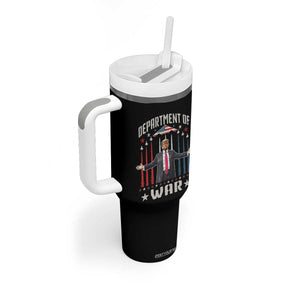 Department of War Est 2025 Tumbler With Handle Trump Patriotic Political B2 Spirit Operation Midnight Hammer TS02 Print Your Wear