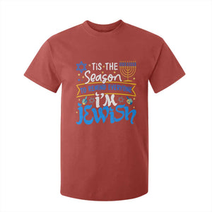 Funny Jewish Hanukkah T Shirt For Kid Tis The Season To Remind Everyone Im Jewish TS02 Red Print Your Wear