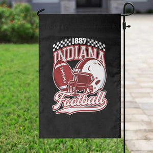 Indiana Pride Football Lover Garden Flag Retro IN for Sport Fans TS02 Print Your Wear