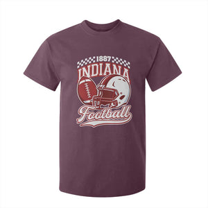 Indiana Pride Football Lover T Shirt For Kid Retro IN for Sport Fans TS02 Maroon Print Your Wear