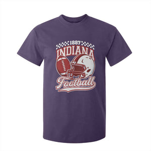 Indiana Pride Football Lover T Shirt For Kid Retro IN for Sport Fans TS02 Purple Print Your Wear
