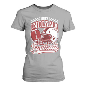 Indiana Pride Football Lover T Shirt For Women Retro IN for Sport Fans TS02 Sport Gray Print Your Wear