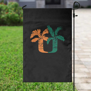 Vintage Classic 90s Miami Palm Trees UM Garden Flag Tropical Game Day Football Fan TS02 Print Your Wear