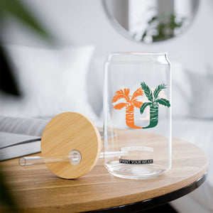 Vintage Classic 90s Miami Palm Trees UM Glass Can Tropical Game Day Football Fan TS02 Print Your Wear