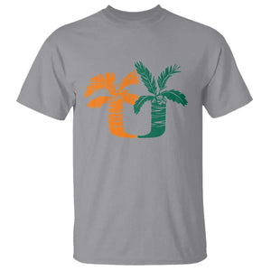 Vintage Classic 90s Miami Palm Trees UM T Shirt Tropical Game Day Football Fan TS02 Sport Gray Print Your Wear