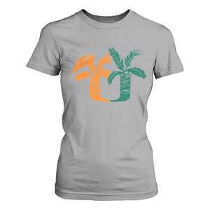 Vintage Classic 90s Miami Palm Trees UM T Shirt For Women Tropical Game Day Football Fan TS02 Sport Gray Print Your Wear