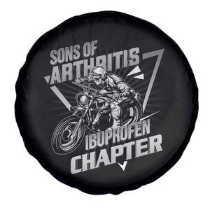 Biker Skeleton Spare Tire Cover Sons Of Arthritis Ibuprofen Chapter TS02 Print Your Wear