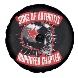 Biker Skull Spare Tire Cover Sons Of Arthritis Ibuprofen Chapter TS02 Print Your Wear