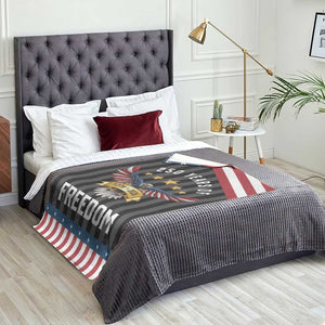 250 Years of Freedom 1776 2026 Patriotic Eagle Throw Blanket USA 250th Anniversary Celebration TS02 Print Your Wear