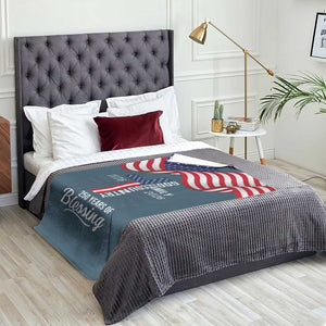 God Family Country USA 250th Anniversary Throw Blanket 250 Years of Blessing 1776 2026 Patriotic Faith and Freedom TS02 Print Your Wear
