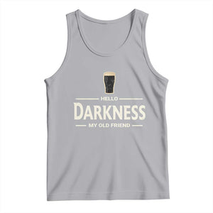 Hello Darkness My Old Friend Funny Stout Beer Lover Tank Top Craft Brew Fans TS02 Athletic Heather Print Your Wear