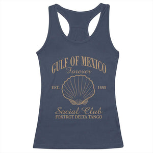 Gulf Of Mexico Racerback Tank Top Foxtrot Delta Tango FDT Resist TS02 Navy Print Your Wear