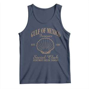 Gulf Of Mexico Tank Top Foxtrot Delta Tango FDT Resist TS02 Navy Print Your Wear
