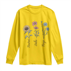 Floral FDT Foxtrot Delta Tango Long Sleeve Shirt Funny Offensive Retro TS02 Daisy Print Your Wear