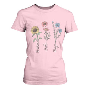 Floral FDT Foxtrot Delta Tango T Shirt For Women Funny Offensive Retro TS02 Light Pink Print Your Wear