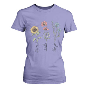 Floral FDT Foxtrot Delta Tango T Shirt For Women Funny Offensive Retro TS02 Violet Print Your Wear