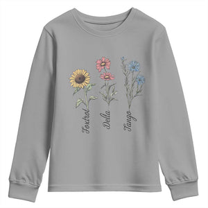 Floral FDT Foxtrot Delta Tango Youth Sweatshirt Funny Offensive Retro TS02 Sport Gray Print Your Wear
