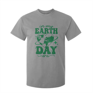 In My Earth Day Era T Shirt For Kid Cute Groovy Planet Heart TS02 Sport Gray Print Your Wear