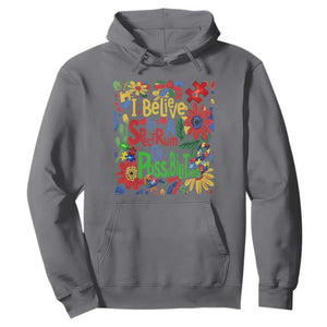 Autism Acceptance Hoodie I Believe In A Spectrum Of Possibilities Retro Boho TS02 Charcoal Print Your Wear