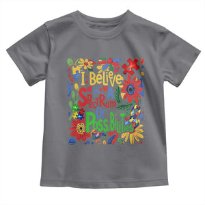 Autism Acceptance Toddler T Shirt I Believe In A Spectrum Of Possibilities Retro Boho TS02 Charcoal Print Your Wear
