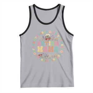 Autism Mama Tank Top Totally Blessed Often Stressed A Bit Of A Mess TS02 Athletic Heather Black Print Your Wear