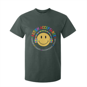 Autism Awareness Acceptance T Shirt For Kid Special Education Teacher Kids TS02 Dark Forest Green Print Your Wear
