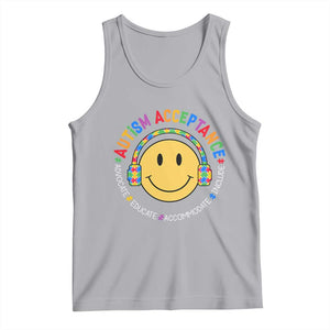 Autism Awareness Acceptance Tank Top Special Education Teacher Kids TS02 Athletic Heather Print Your Wear
